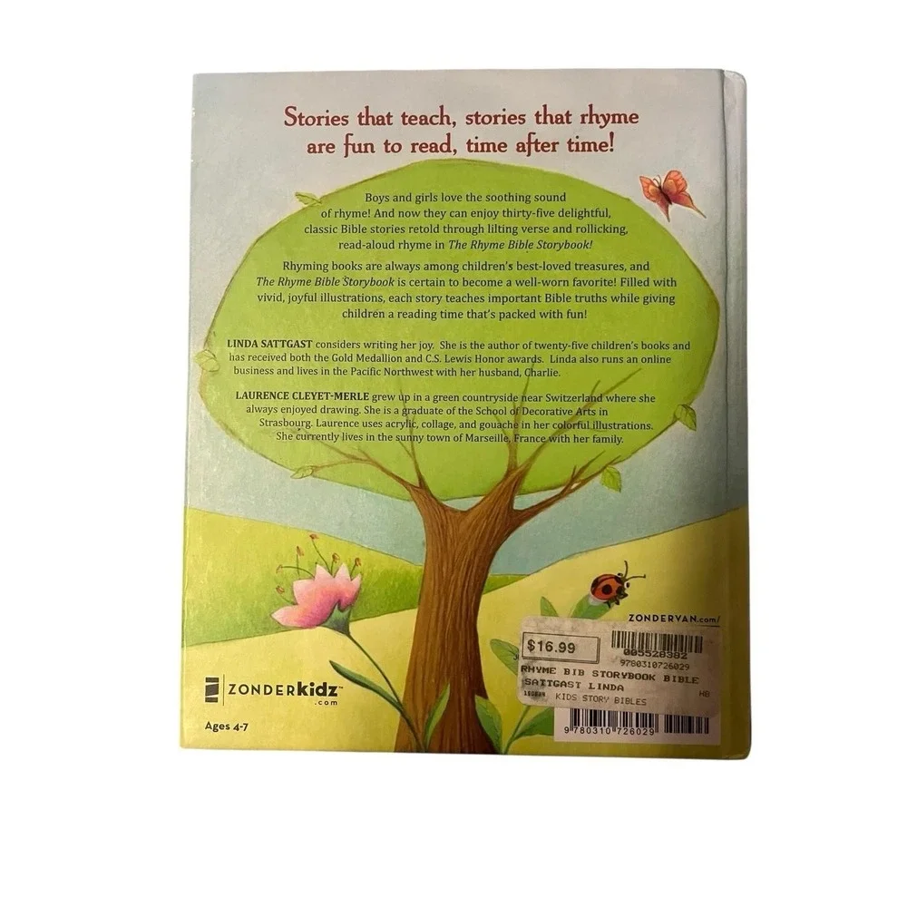 The Rhyme Bible Storybook Hardcover L. J.‎ Sattgast